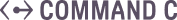 Command C